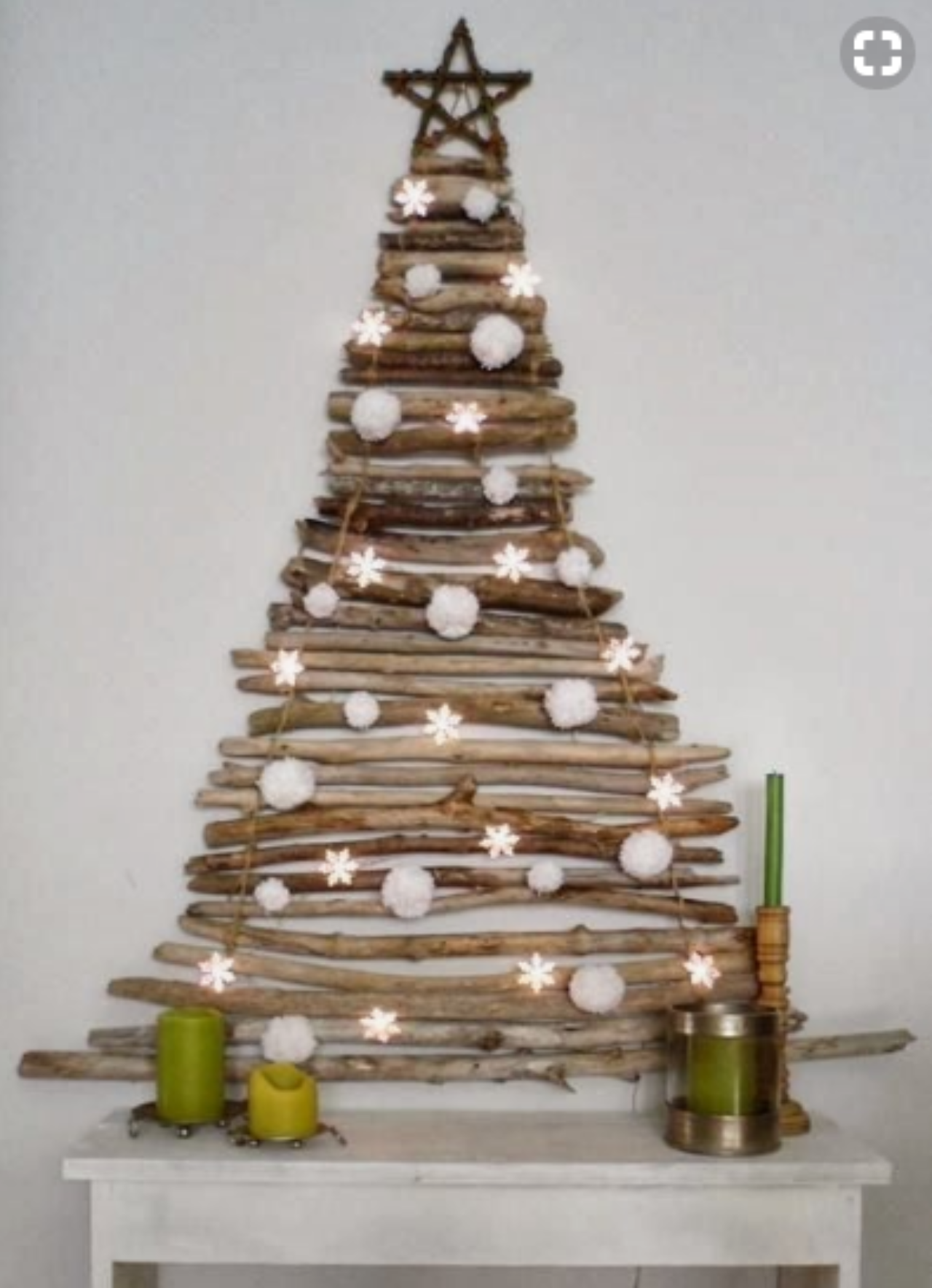 ideias criativas decoração natal com materiais alternativos
