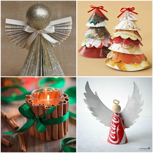 passo a passo árvore de natal com rolos de papel higiênico