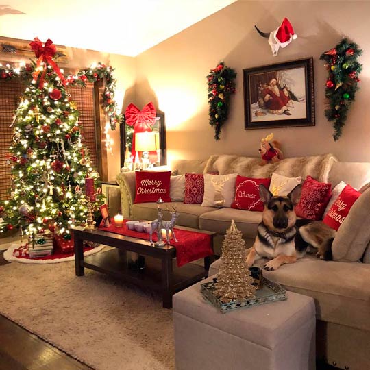 erros comuns decoração natal sala pequena