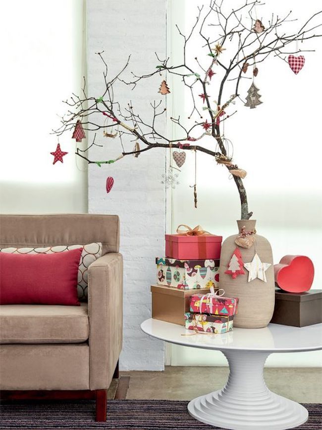árvore de natal de parede vs mini árvore de natal