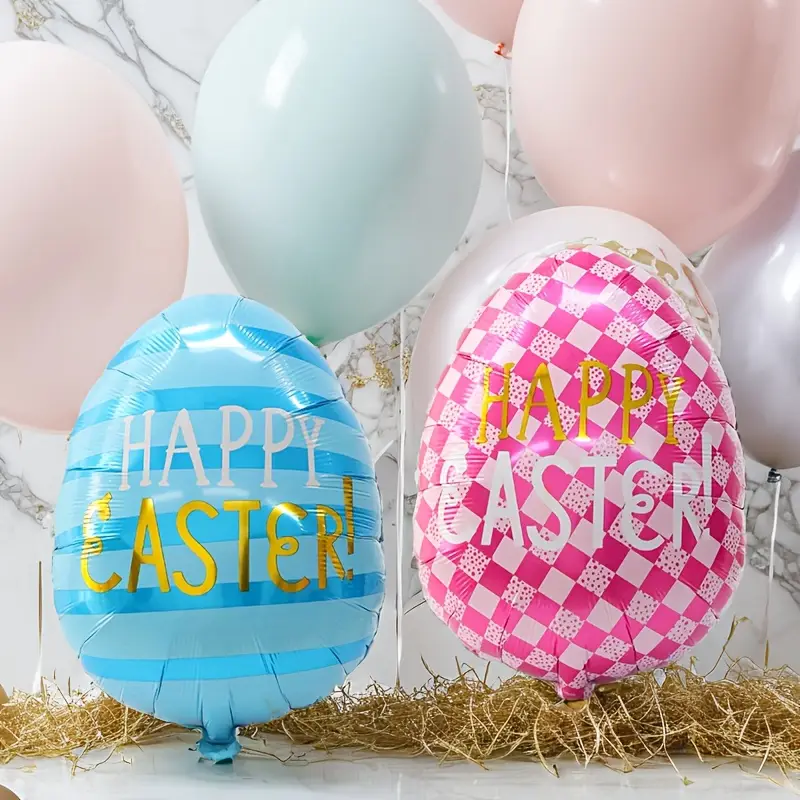 decoração de páscoa com balões