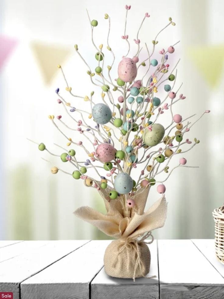 Decoração de Páscoa: 10 Ideias Criativas para Reutilizar Galhos Secos