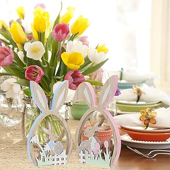 decoração de páscoa estilo farmhouse