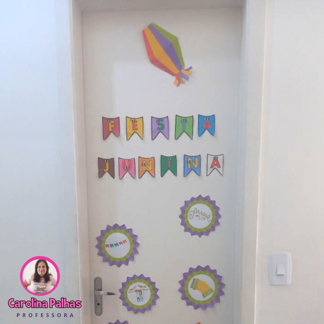 decoração porta festa junina barata vs cara