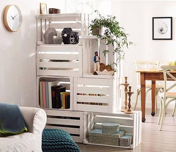 decoração de quarto com caixote