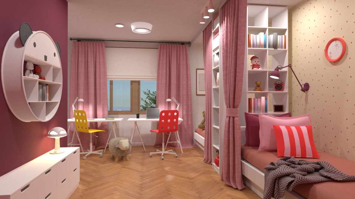 decoração de quarto infantil feminino simples e barato