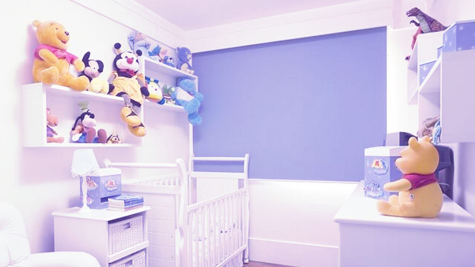 decoração quarto de bebê pequeno com pouco espaço