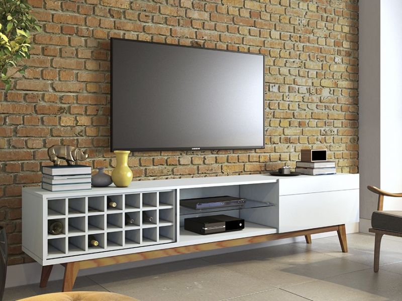 como decorar rack com painel integrado