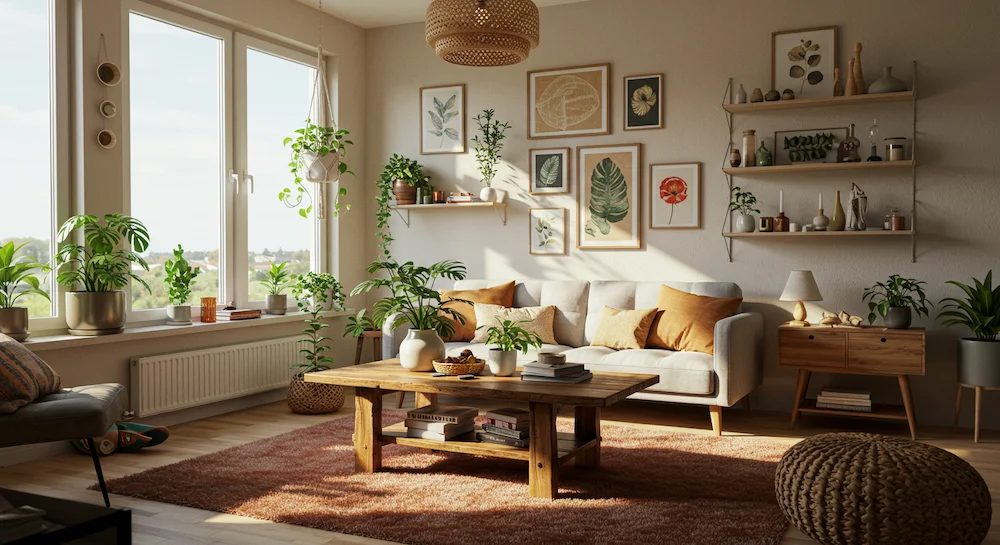 ideias criativas decoração sala reciclada