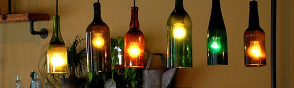 ideias criativas decoração sala reciclada