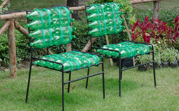 decoração sala reciclada vs decoração convencional