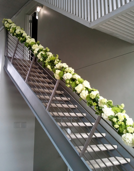 DIY: Decoração de Escada de Casamento com Orçamento Reduzido