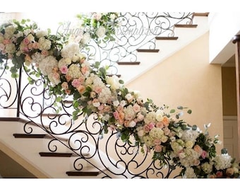 decoração escada casamento