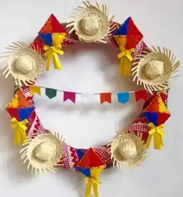 decoração arraiá sustentável