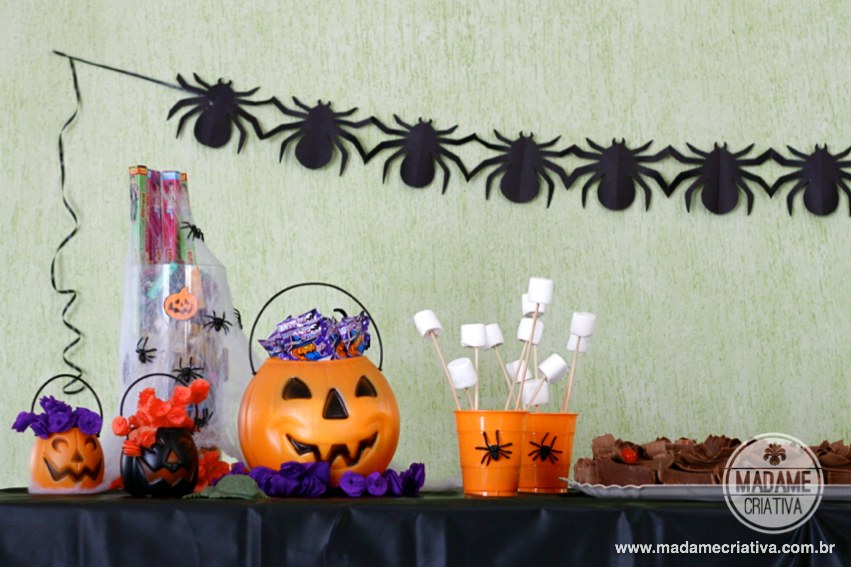 decoração halloween caseira reciclada