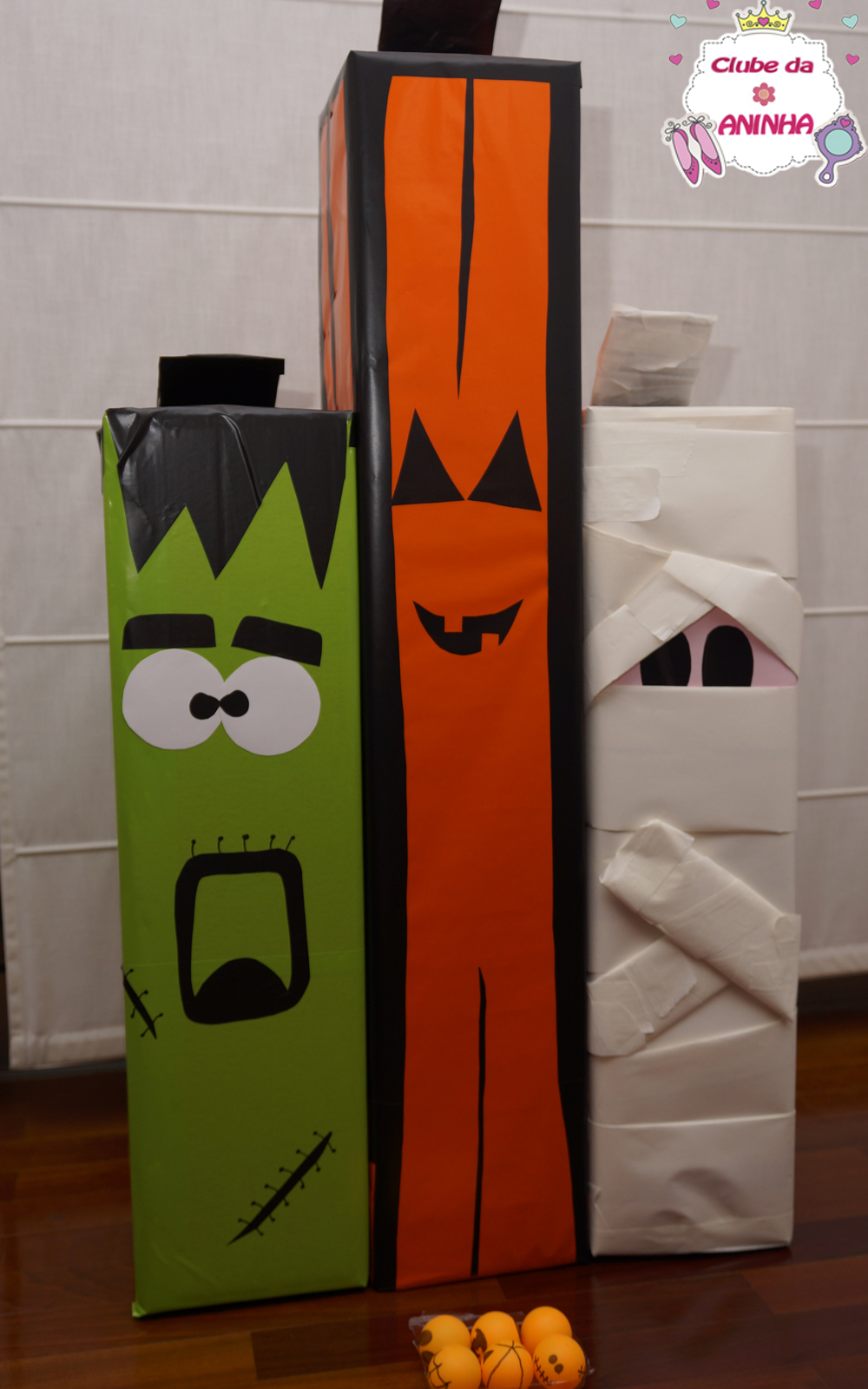 fantasmas halloween material reciclado