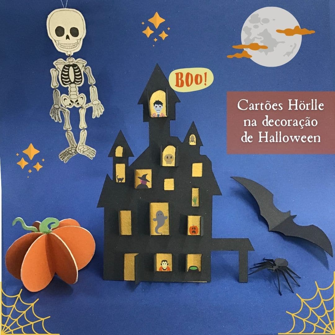 decoração halloween reciclável passo a passo