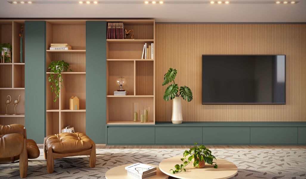 ideias de decoração com mdf para sala pequena