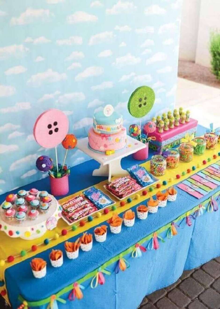 ideias de decoração mesa simples para festa de aniversário
