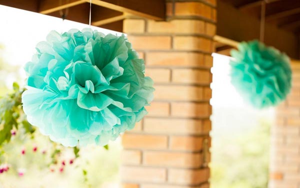 decoração papel seda