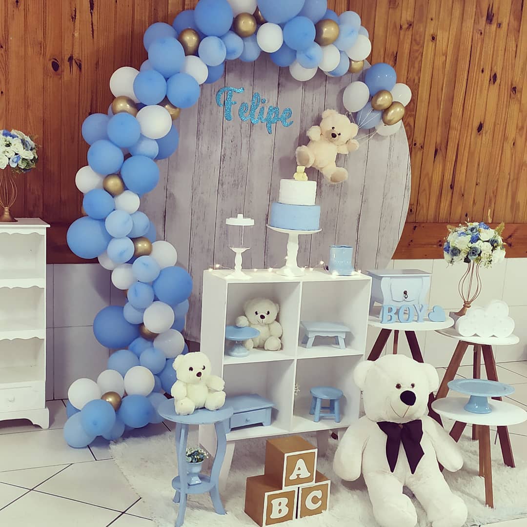 quanto custa decorar um chá de bebê menino simples