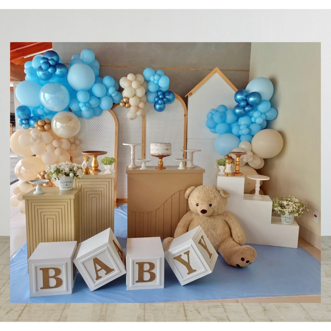 quanto custa decorar um chá de bebê menino simples