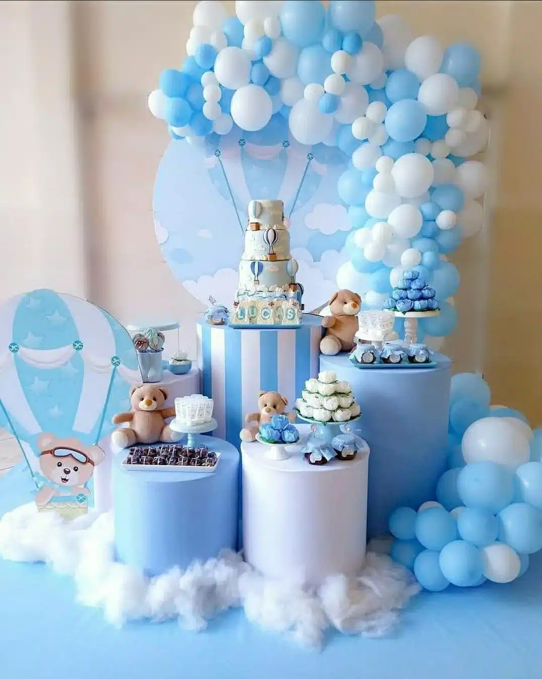 quanto custa decorar um chá de bebê menino simples
