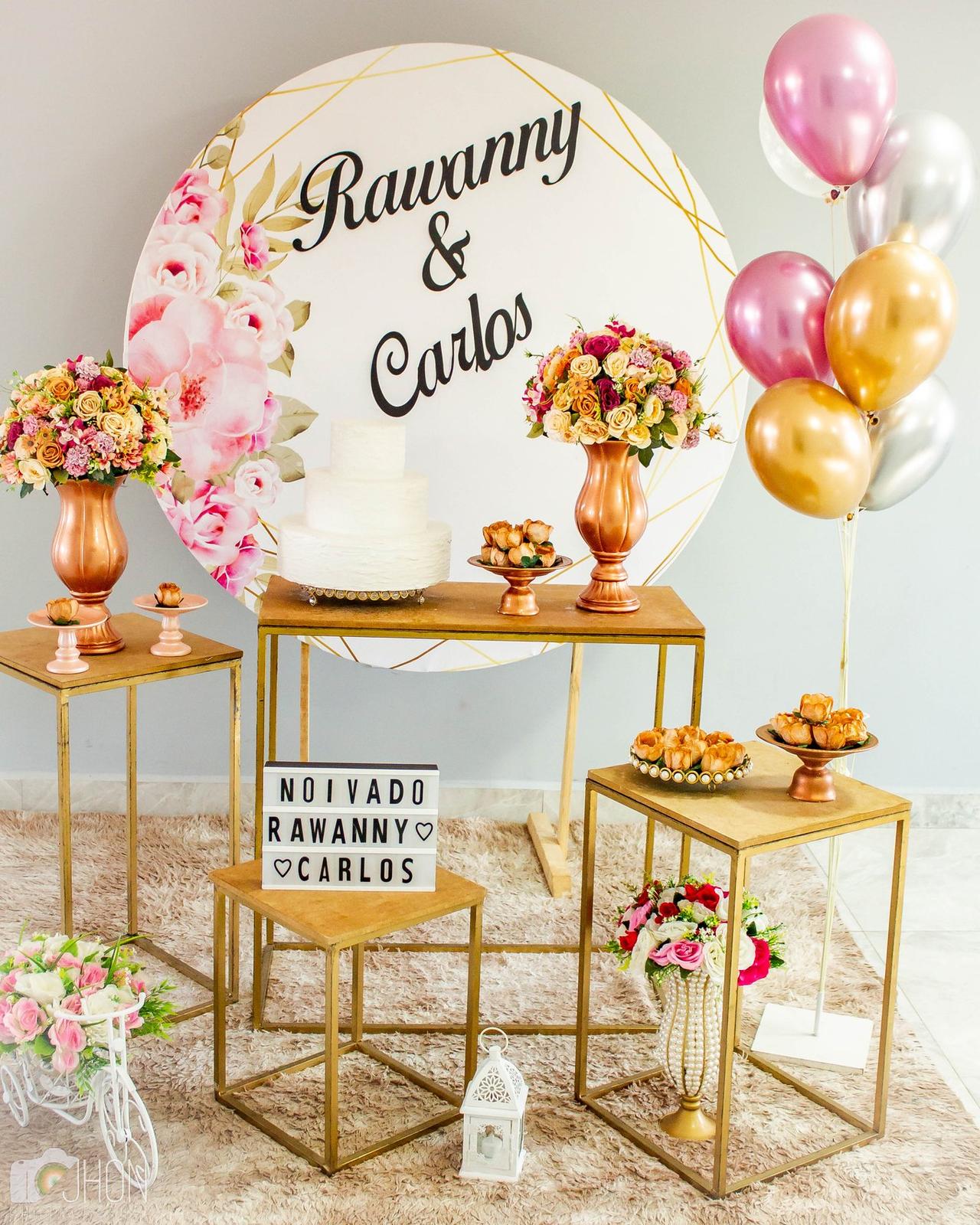 decoracao para noivado