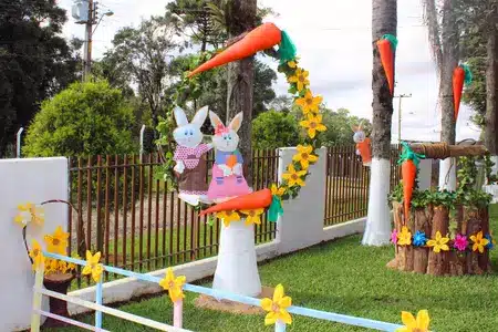 decoração páscoa escola infantil