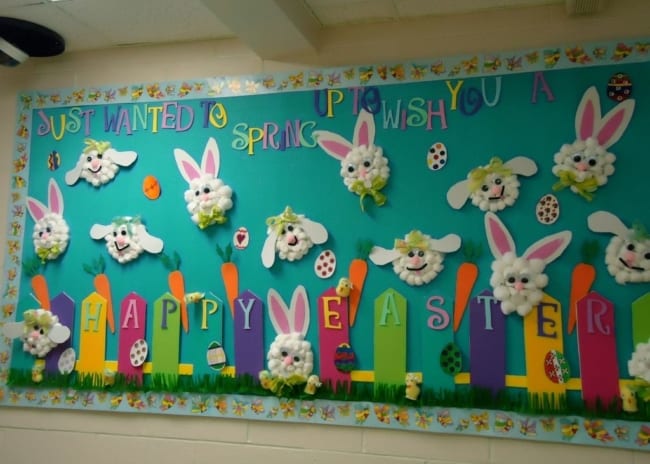 ovos páscoa decoração escola