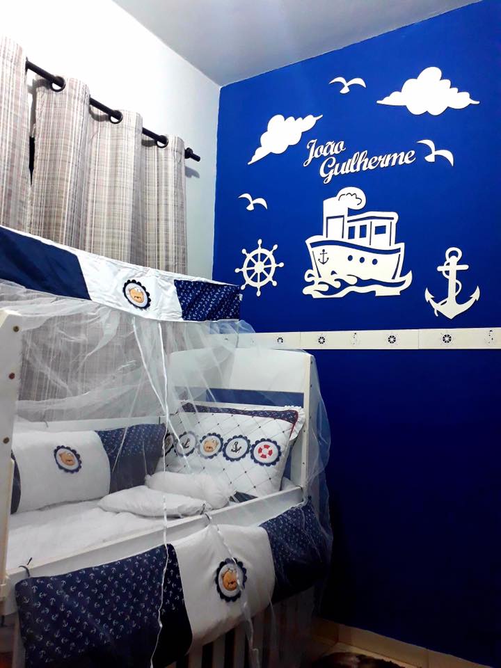 decoração quarto bebe marinheiro