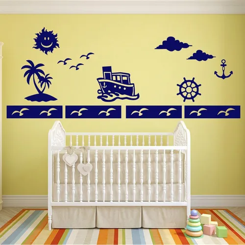 decoração quarto bebe marinheiro