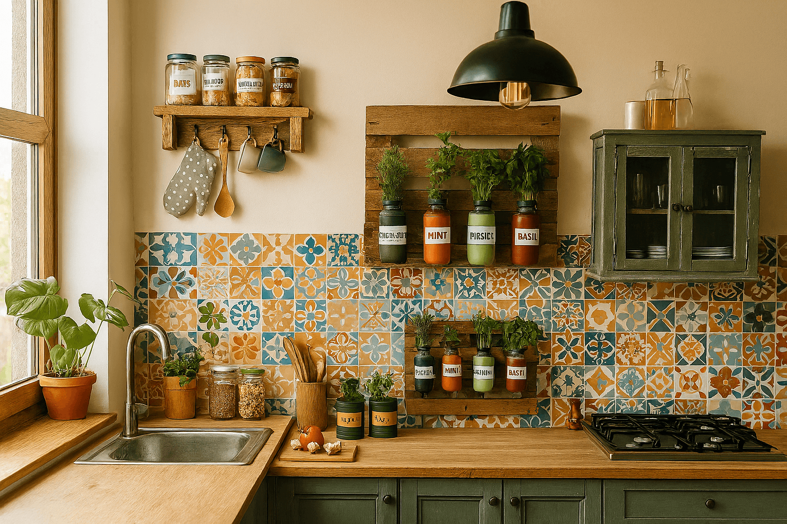 passo a passo horta em latas para cozinha