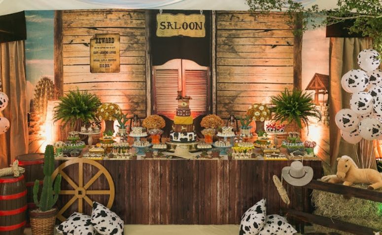 quanto custa uma decoração de festa rústica completa
