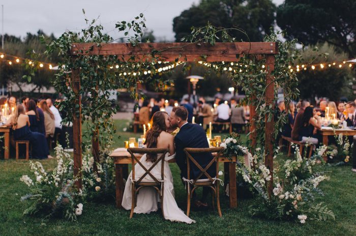 decoração simples de casamento rustico