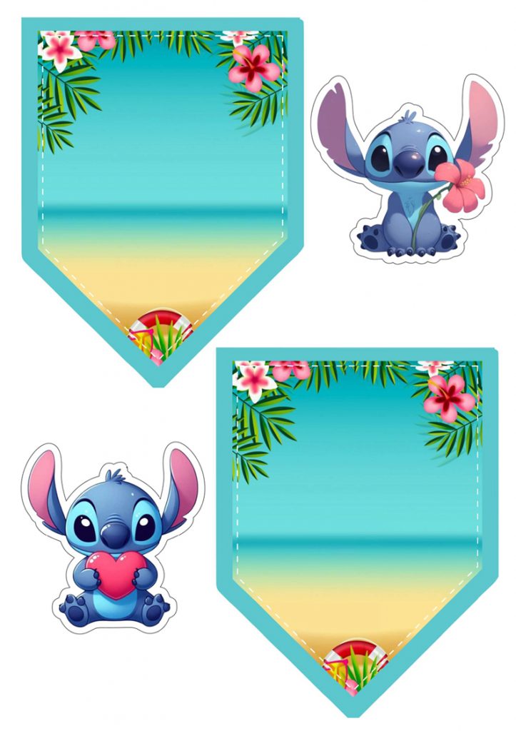 personalizados stitch para imprimir