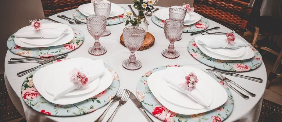decorações de mesa