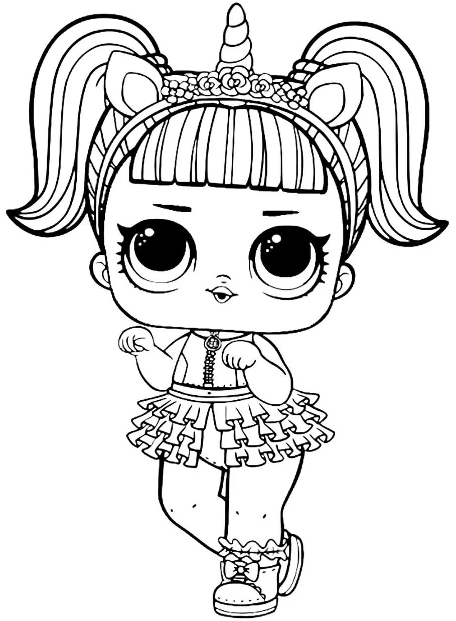 desenho da lol para colorir