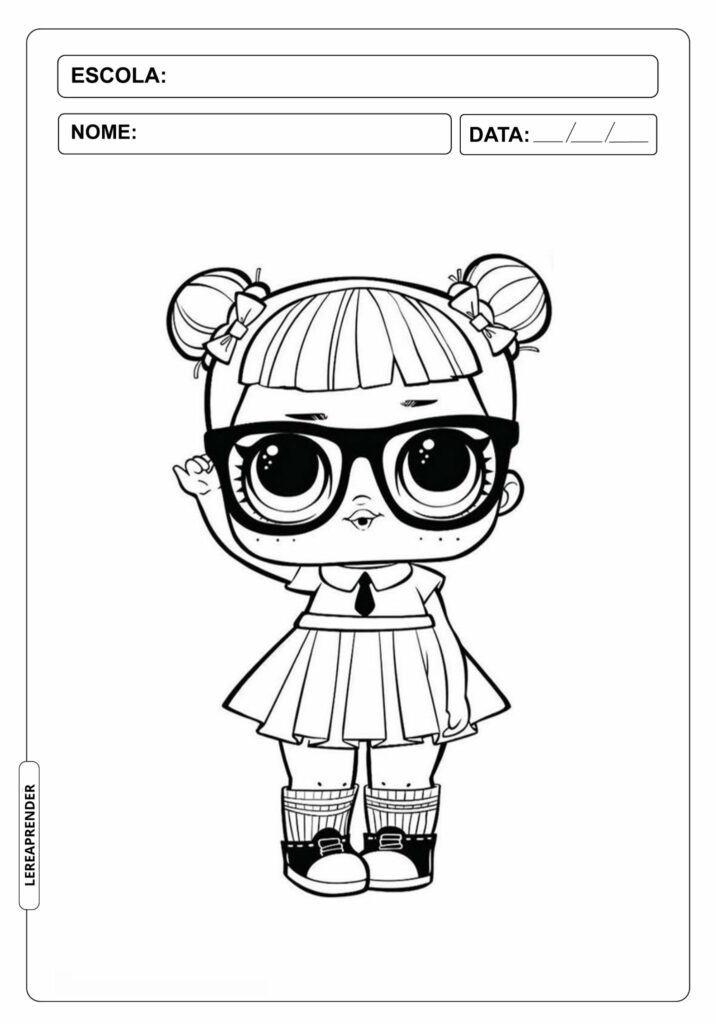 desenho lol baby para colorir