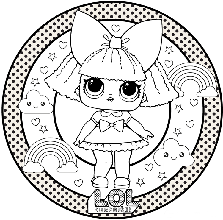 desenho lol baby para colorir