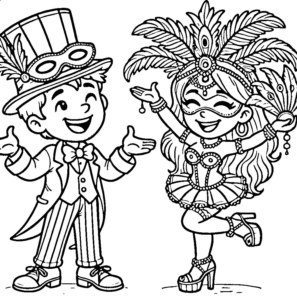 desenhos de carros alegóricos para colorir