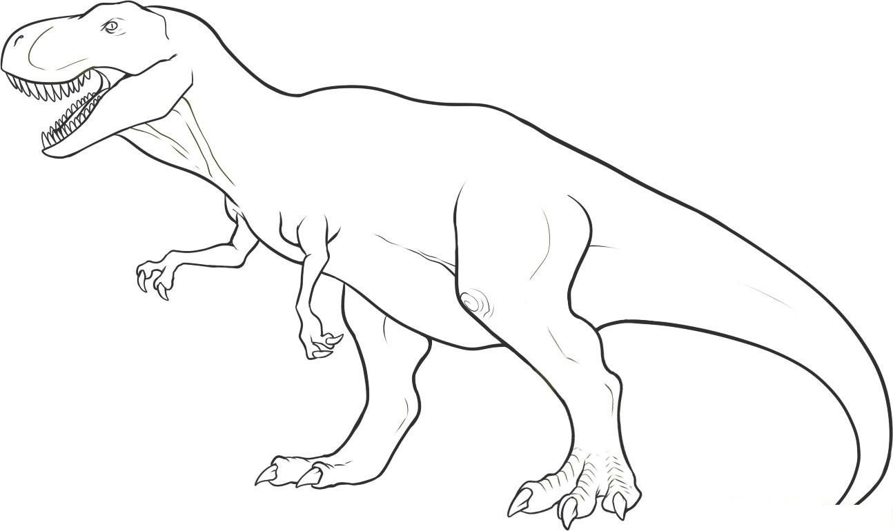 desenho de T-Rex para imprimir