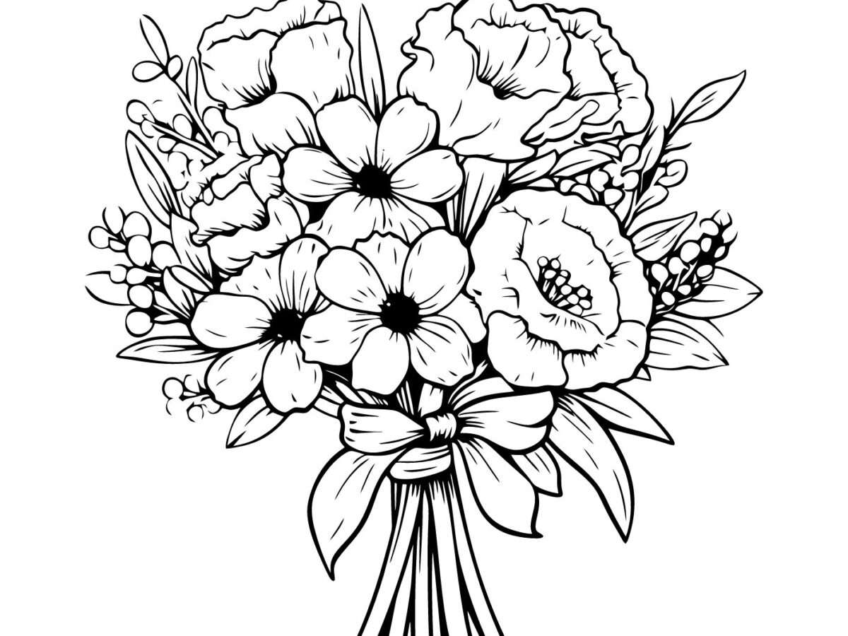 desenhos de flores simples