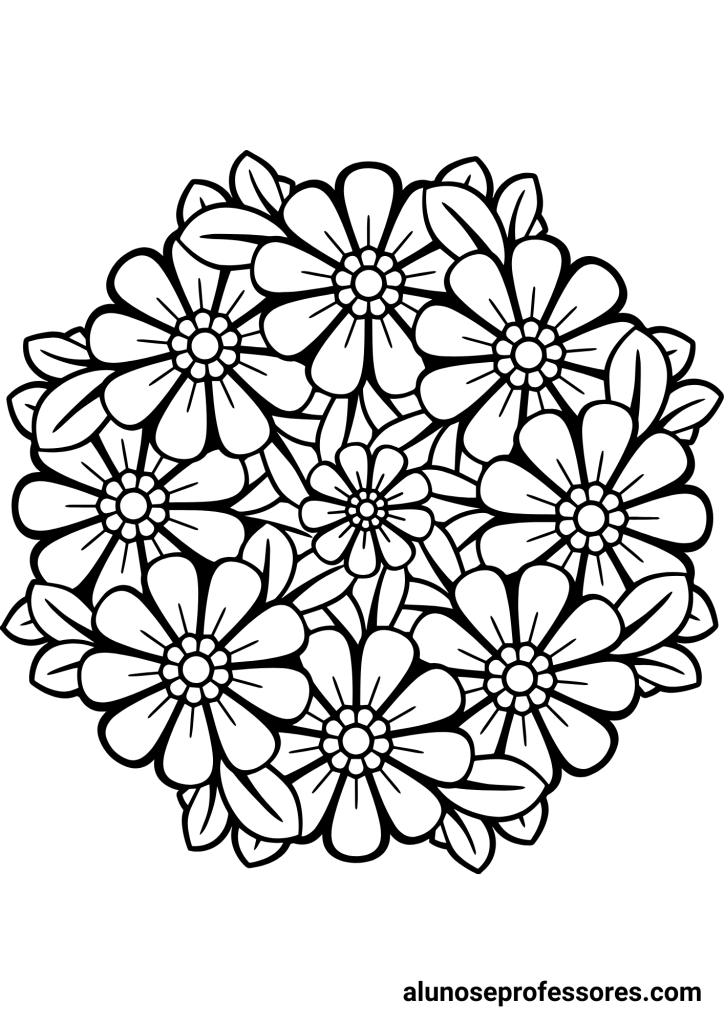 desenhos de girassóis para imprimir