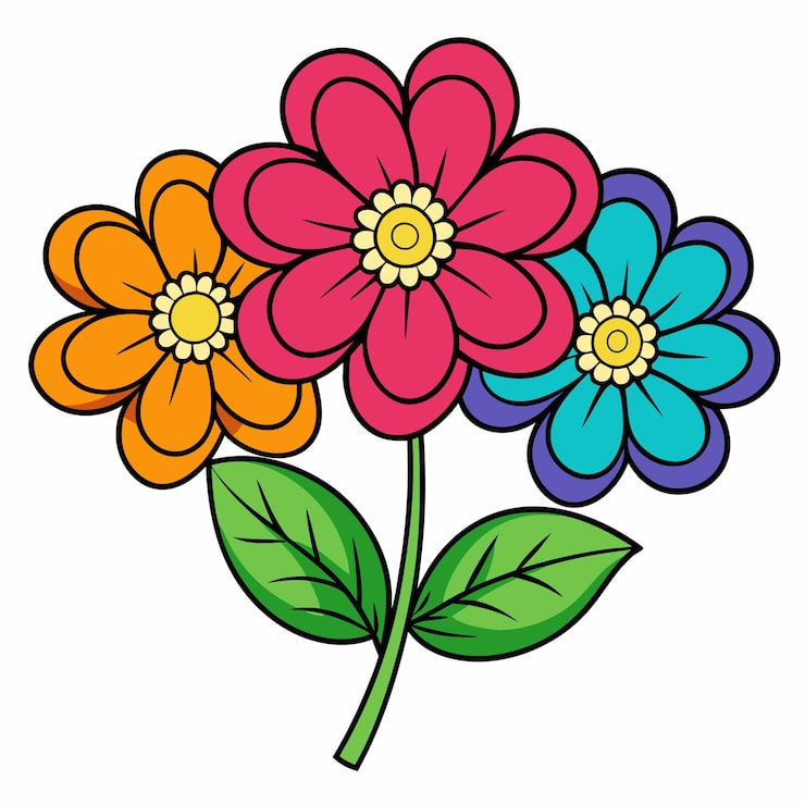 ilustrações de flores para download