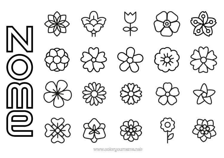 atividade de recorte flores para educação infantil