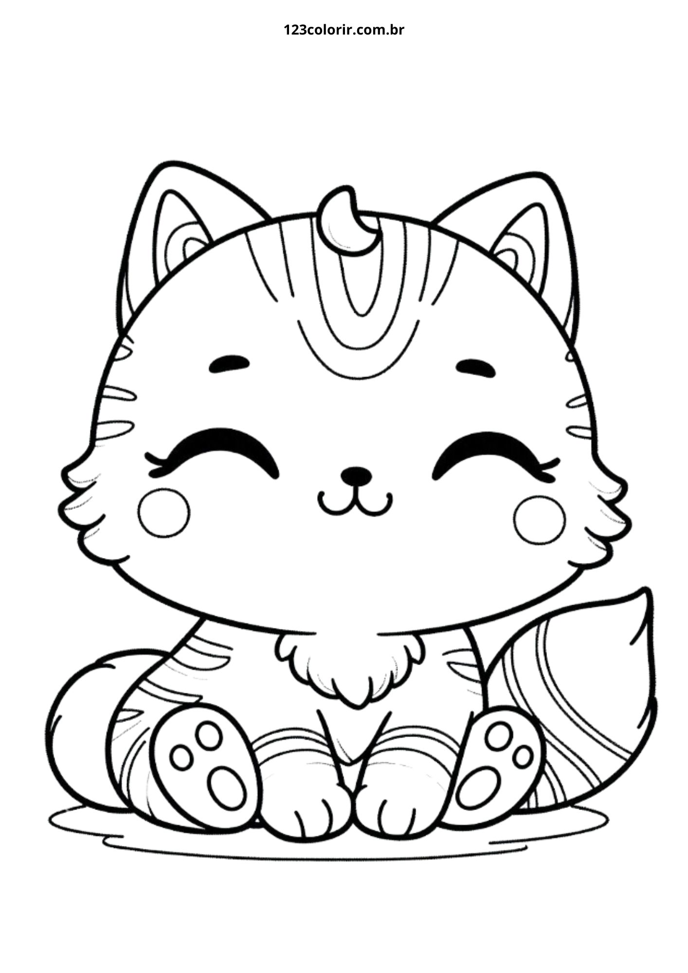 desenho de gato kawaii vs desenho de gato realista