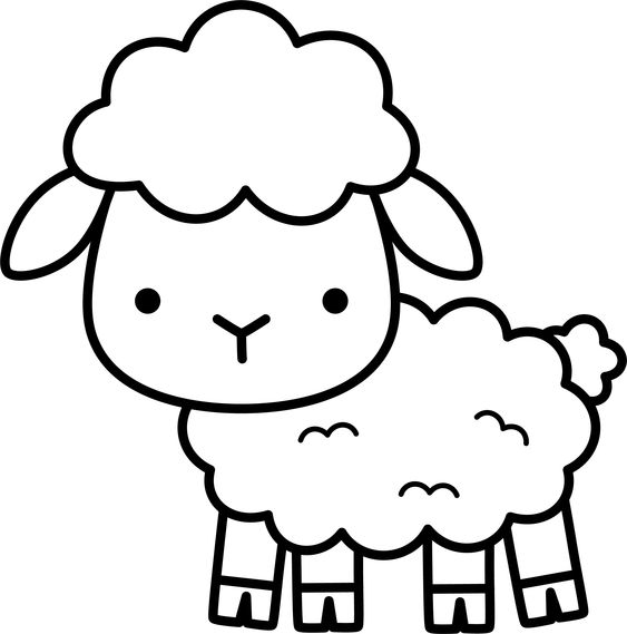 ovelha desenho para imprimir