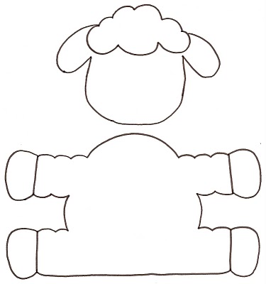 desenho de ovelha para pintar