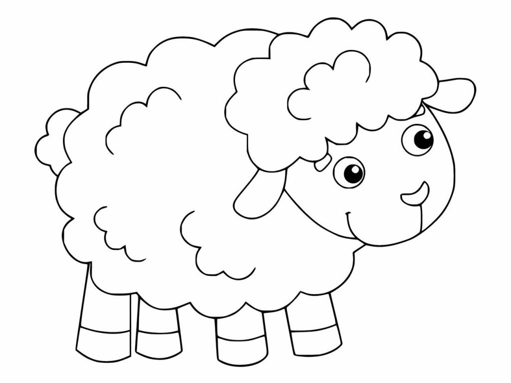 desenho ovelha para artesanato